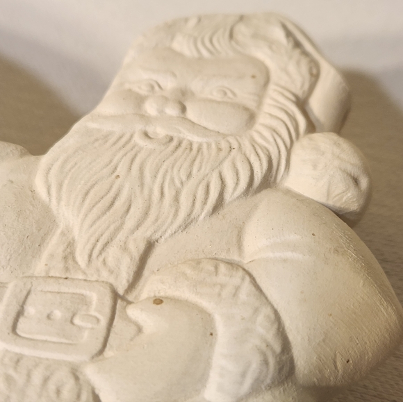 1979 Cramer Molds Unpainted Ceramic Santa Bowl Dish Diy Christmas - Picture 16 of 16
